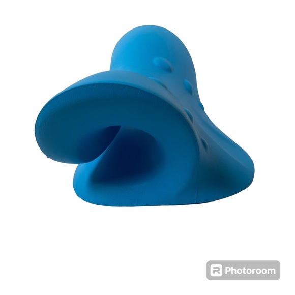 Neck stretcher cervical traction shampoo bowl neck support blue - Picture 4 of 5